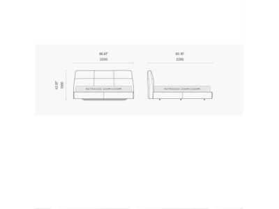 Lit complet design - TECLA Lit complet design - TECLA