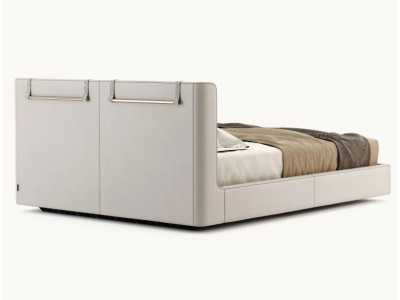 Complete upholstered designer bed - OLIVIA