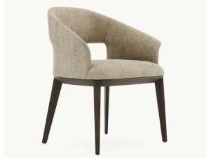 Designer chair with solid wood base - JALIEN WOOD