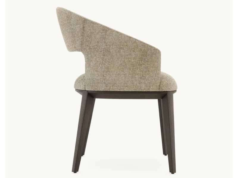 Designer chair with solid wood base - JALIEN WOOD
