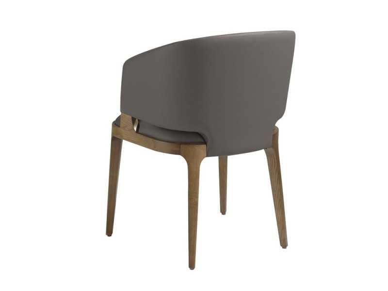 Designer chair with solid wood structure - DURBUY