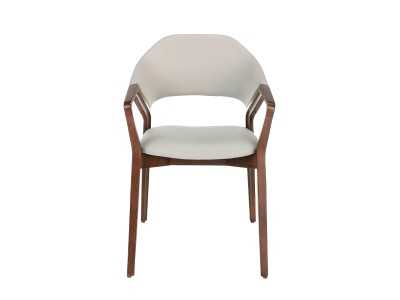 Upholstered designer chair in solid wood - ELBA Upholstered designer chair in solid wood - ELBA