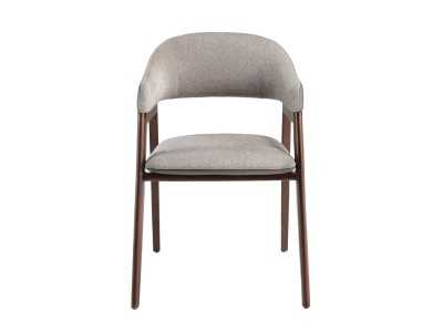 Chaise design avec accoudoirs en bois massif - XIMENA