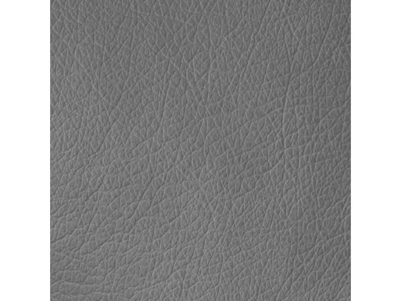 Fauteuil tapissé de cuir et pieds en acier inoxydable - PADUA