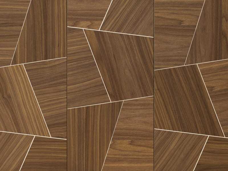 Lacquered 4-door sideboard with American walnut marquetry fronts - MARIETTA