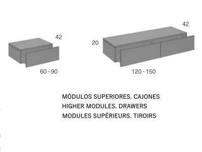 Lacquered design sideboard with epoxy lacquered steel base - ODILÓN