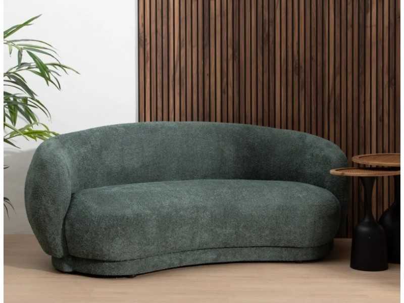 Upholstered design sofa with rounded lines - GIOVANNI