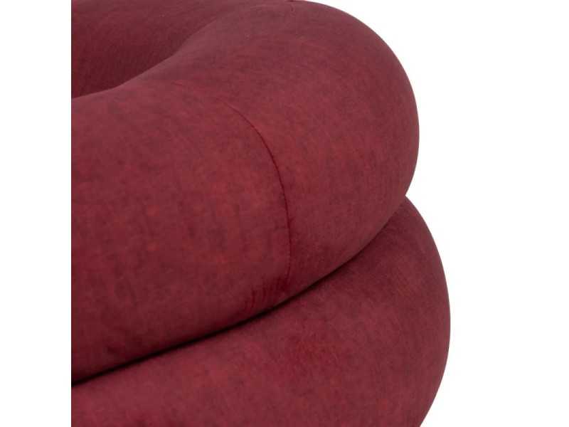 Fauteuil design tapissé de velours - DAVIDE