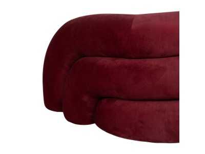 Fauteuil design tapissé de velours - DAVIDE Fauteuil design tapissé de velours - DAVIDE