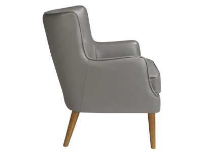 Fauteuil Chester tapissé de cuir - DODO