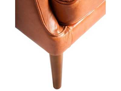 Fauteuil Chester tapissé de cuir - DODO