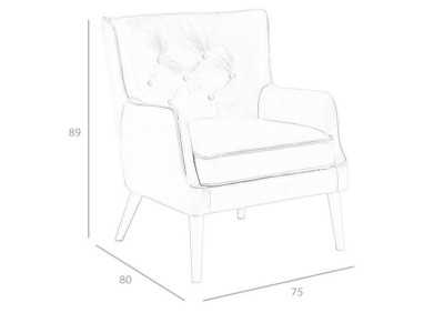Fauteuil Chester tapissé de cuir - DODO