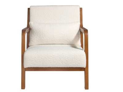 Fauteuil design en bois apparent - PAOLO