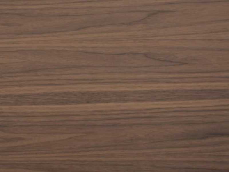 Chest of 3 drawers in walnut and PVC - NERA