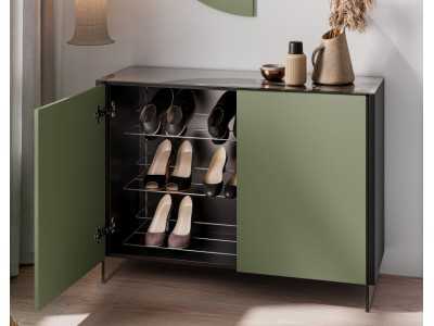 Lacquered shoe rack - DENVER