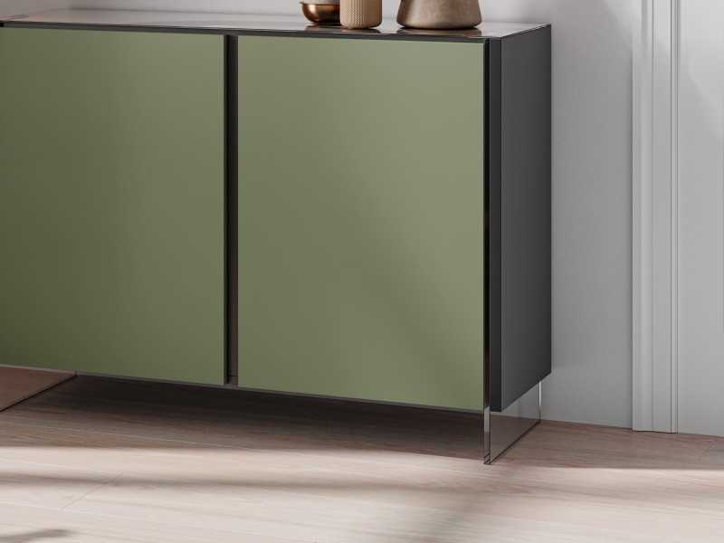 Lacquered shoe rack - DENVER