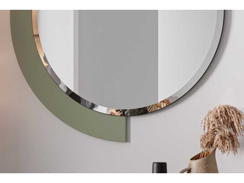 Round and lacquered designer mirror - DENVER
