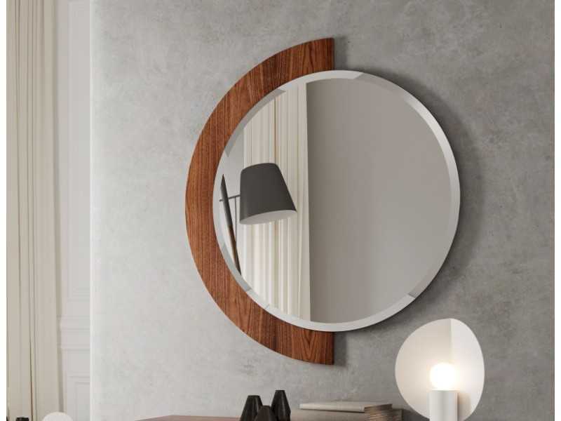 Round and lacquered designer mirror - DENVER