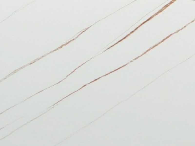 Mesa extensible redonda con tapa cerámica y base en acero lacado - ADELYN