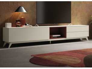 Lacquered TV cabinet with legs - POSITANO 2