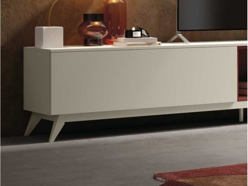Lacquered TV cabinet with legs - POSITANO