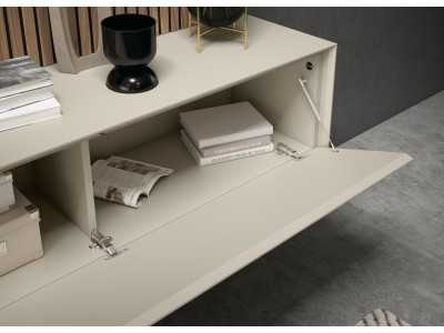 Mueble TV lacado con patas - POSITANO