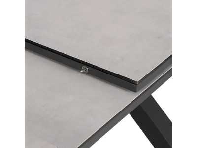 Table de jardin extensible avec plateau en porcelaine et structure en aluminium - HITZE