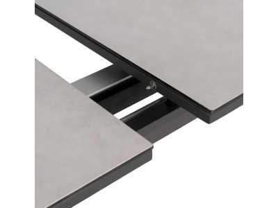 Table de jardin extensible avec plateau en porcelaine et structure en aluminium - HITZE