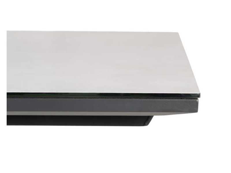 Table de jardin extensible avec plateau en porcelaine et structure en aluminium - HITZE