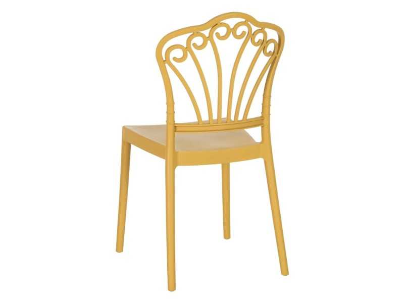 Yellow garden chair - NELKE AMARILLO