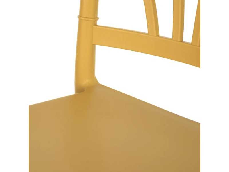 Yellow garden chair - NELKE AMARILLO