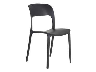Dark gray garden chair - SONNIG