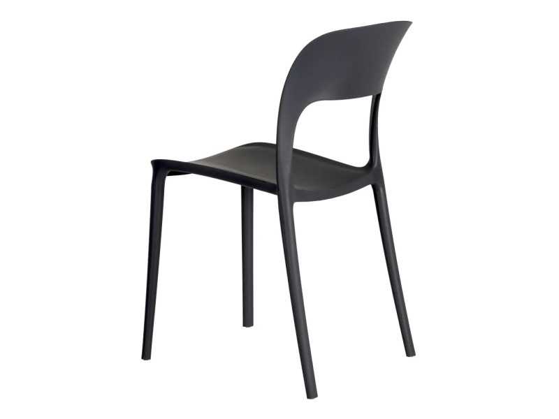 Chaise de jardin gris foncé - SONNIG