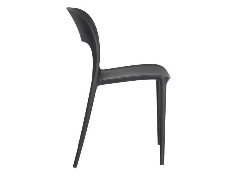 Chaise de jardin gris foncé - SONNIG