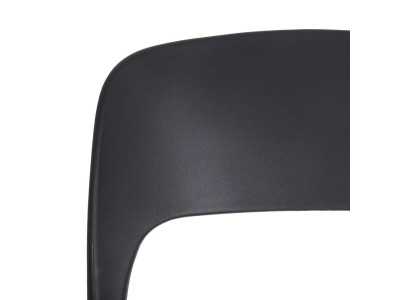 Dark gray garden chair - SONNIG