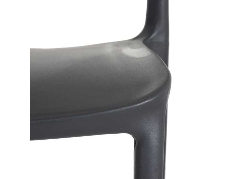 Chaise de jardin gris foncé - SONNIG