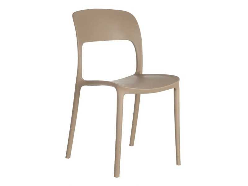 Beige garden chair - SONNIG