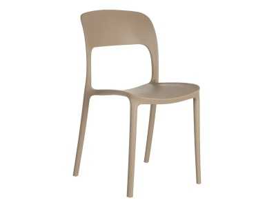 Beige garden chair - SONNIG
