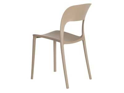 Beige garden chair - SONNIG