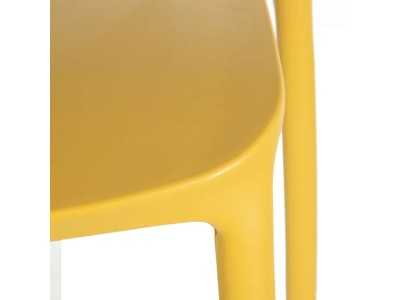 Yellow garden chair - SONNIG