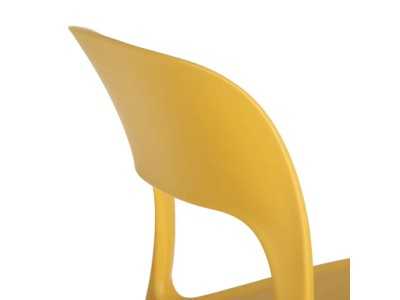 Yellow garden chair - SONNIG