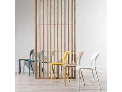 Yellow garden chair - SONNIG