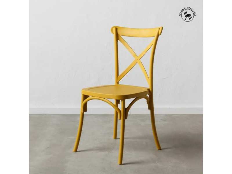 Yellow garden chair - CHRISTA