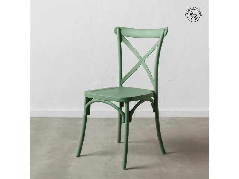 Silla de jardín color verde menta - CHRISTA VERT