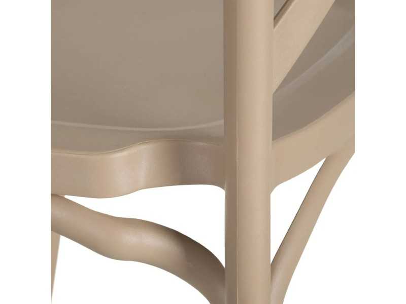 Chaise de jardin beige - CHRISTA BEIGE