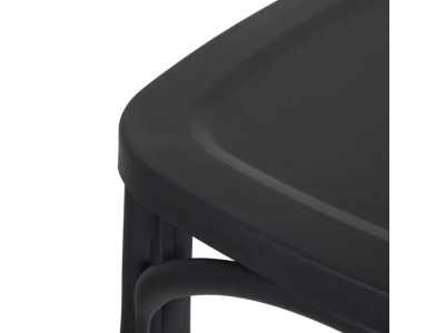 Dark gray garden chair - CHRISTA