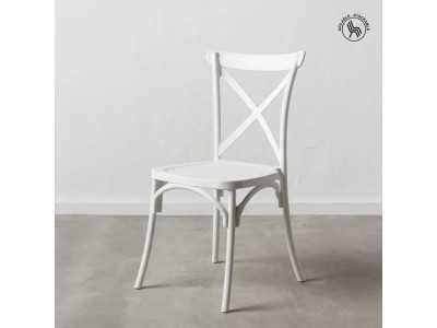 Chaise de jardin blanc - CHRISTA