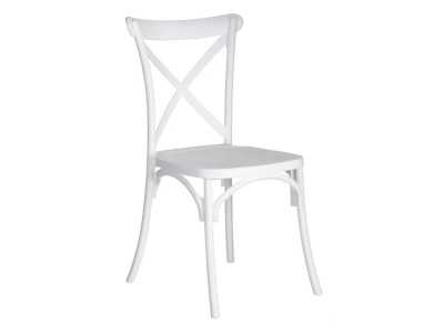 Chaise de jardin blanc - CHRISTA
