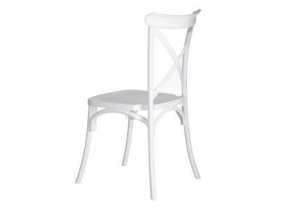 Chaise de jardin blanc - CHRISTA