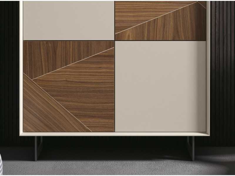 Tall 4-door sideboard - NATALIE